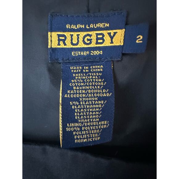 Vintage Rugby By Ralph Lauren Mini Sheath Dress with Ruffle Hem. - Picture 4 of 6